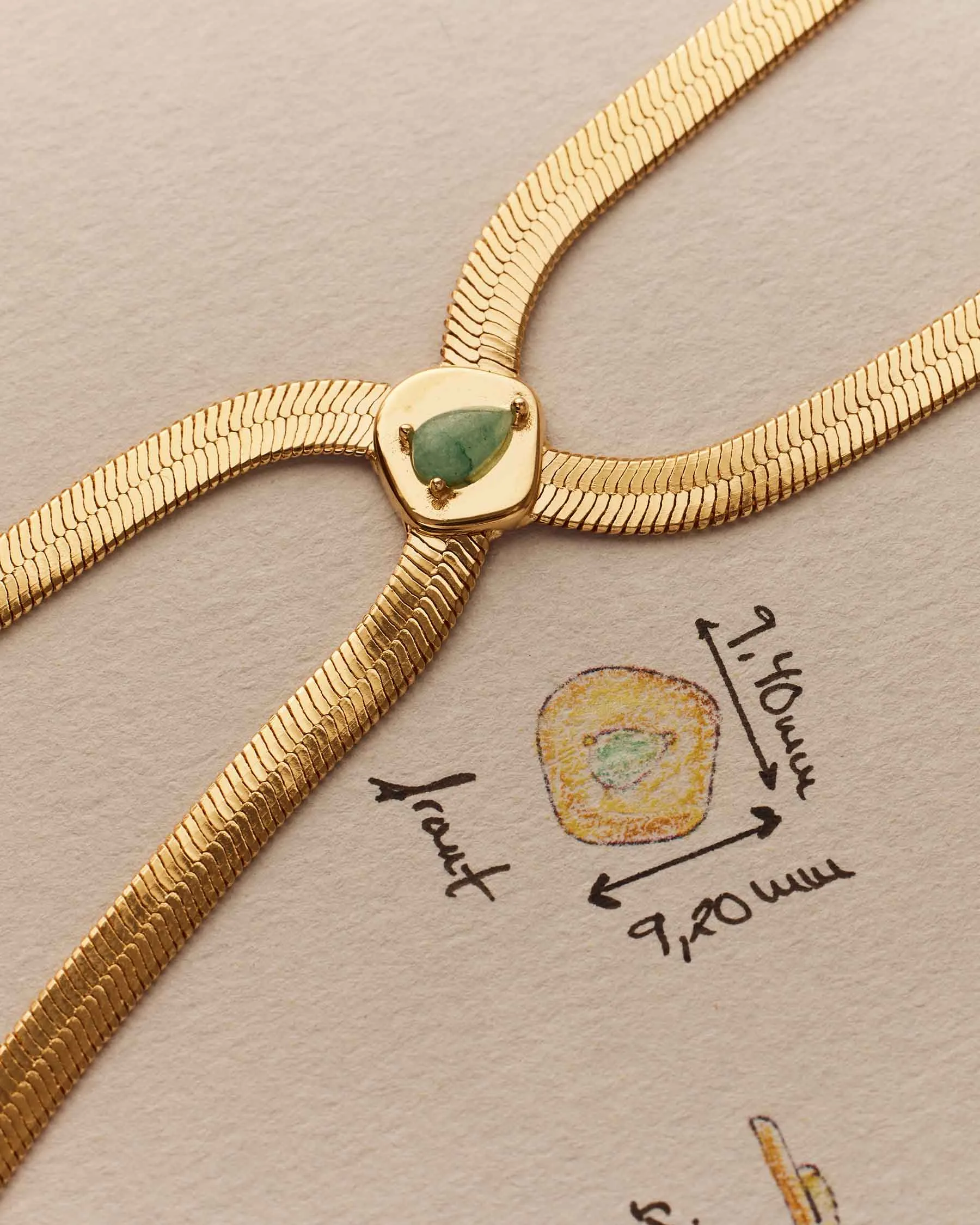 Firefly Necklace sold by Apodemia product image thumbnail 3