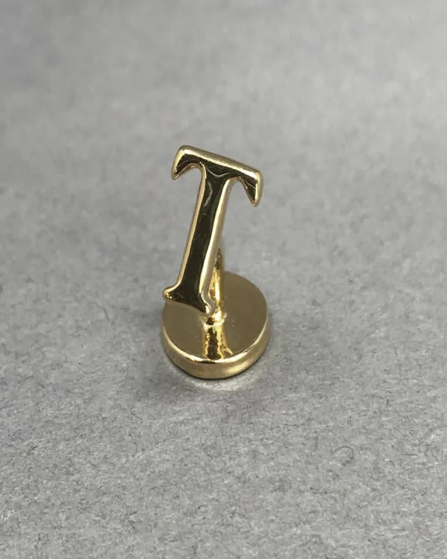 Twin Letter T | The Gray Box sold by Apodemia