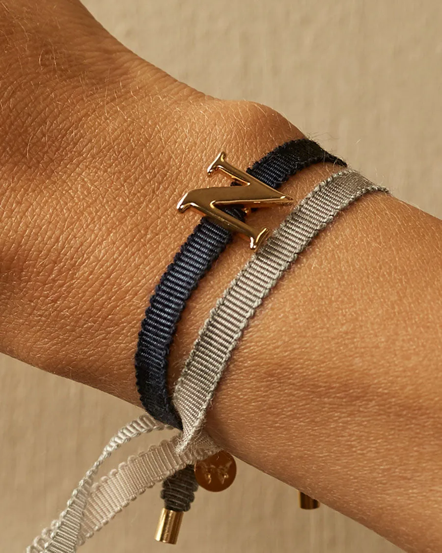 Charm Bracelet Letter N | The Gray Box sold by Apodemia product image thumbnail 4