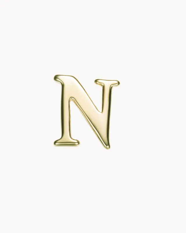Charm Bracelet Letter N | The Gray Box sold by Apodemia