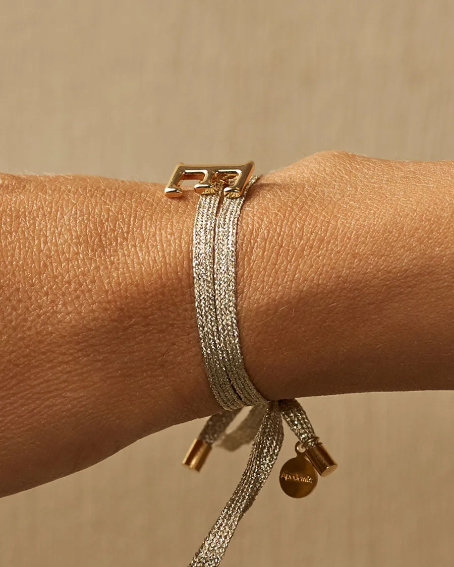 Charm Bracelet Letter E | The Gray Box sold by Apodemia product image thumbnail 3