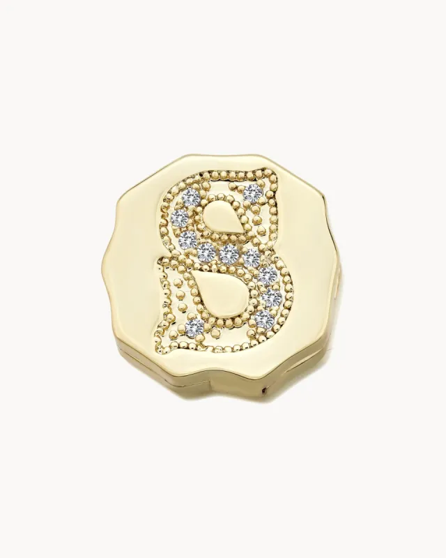 Charm Clip Bubble Vintage Letter S sold by Apodemia