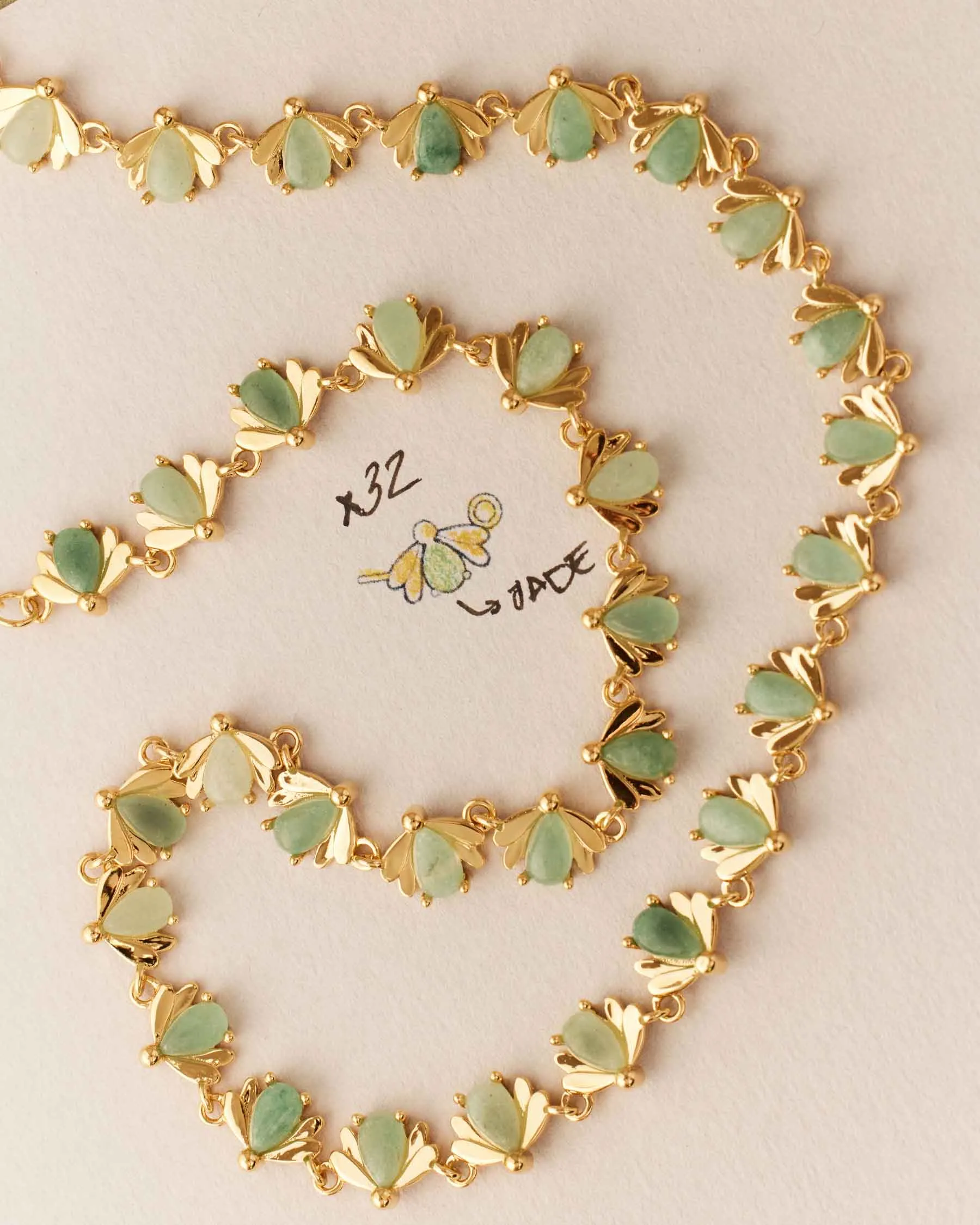 Linked Firefly Necklace sold by Apodemia product image thumbnail 4