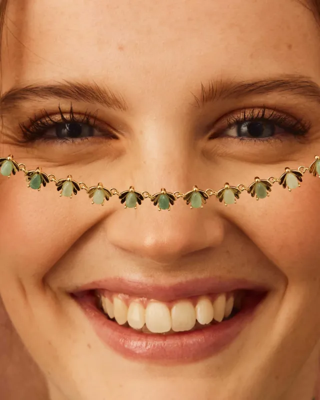 Linked Firefly Necklace sold by Apodemia