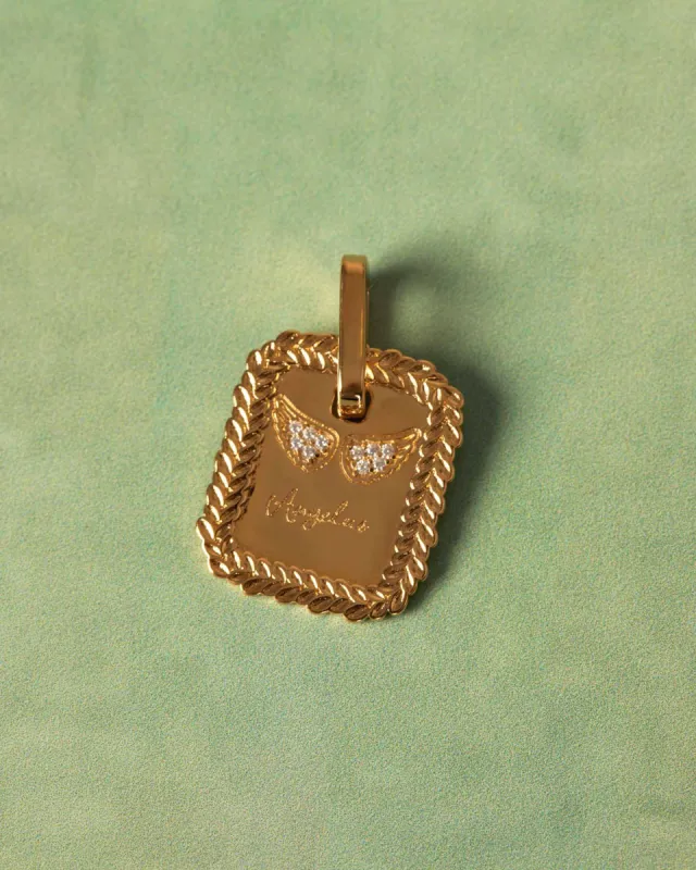 Angel Medal Charm made by Apodemia