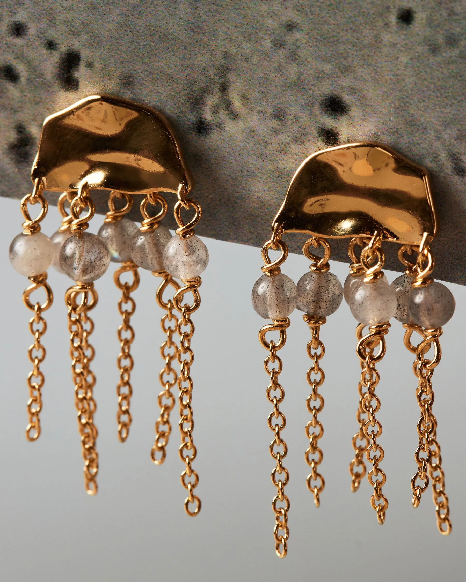 Jellyfish Mini Chain Earrings | The Gray Box sold by Apodemia