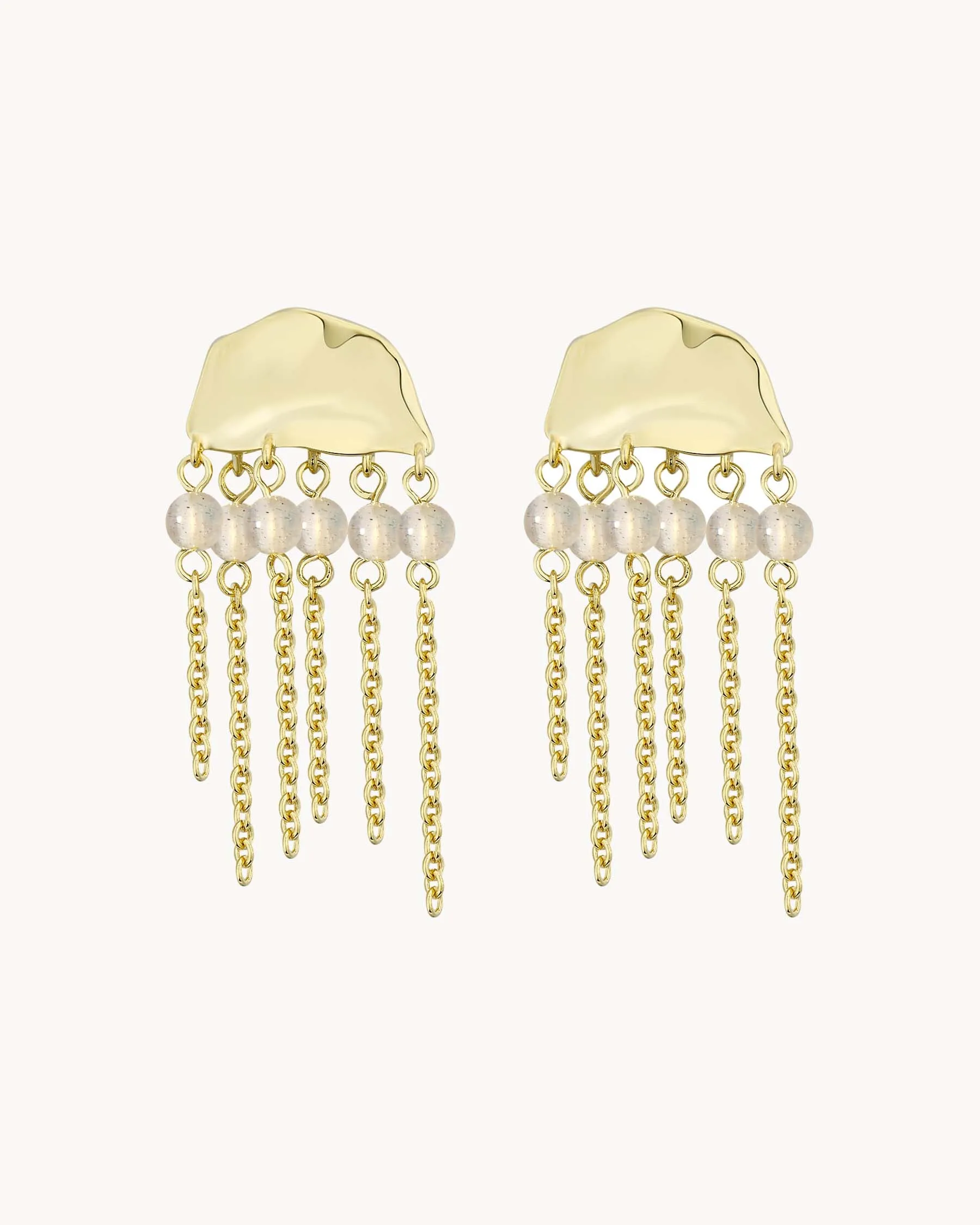 Jellyfish Mini Chain Earrings | The Gray Box sold by Apodemia product image thumbnail 4