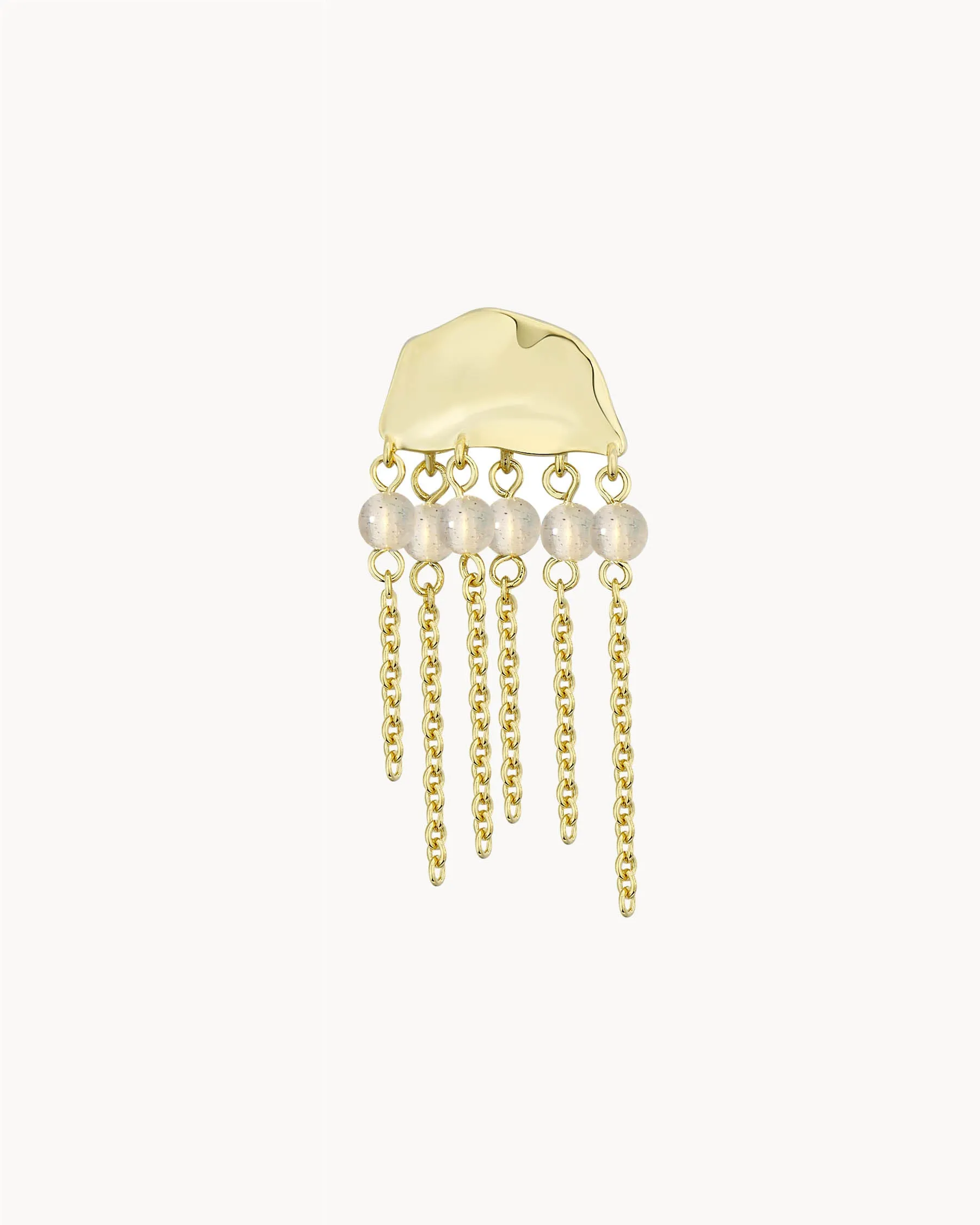 Jellyfish Mini Chain Earrings | The Gray Box sold by Apodemia product image thumbnail 5
