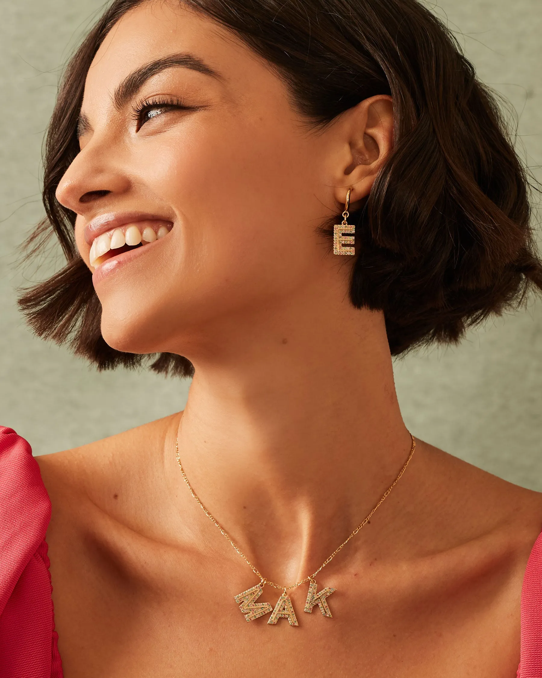 Charm Cosmos Letter E | The Gray Box sold by Apodemia