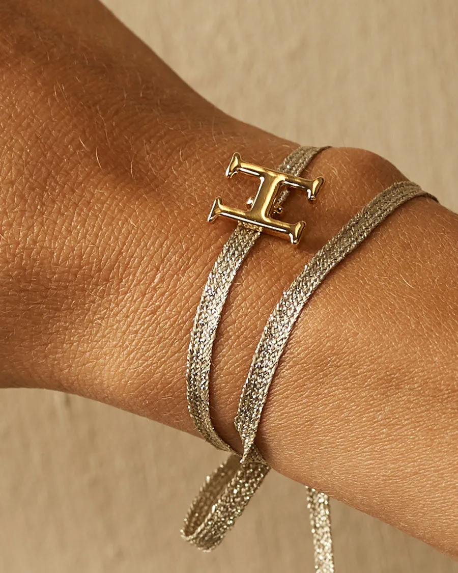 Charm Bracelet Letter H | The Gray Box sold by Apodemia product image thumbnail 2