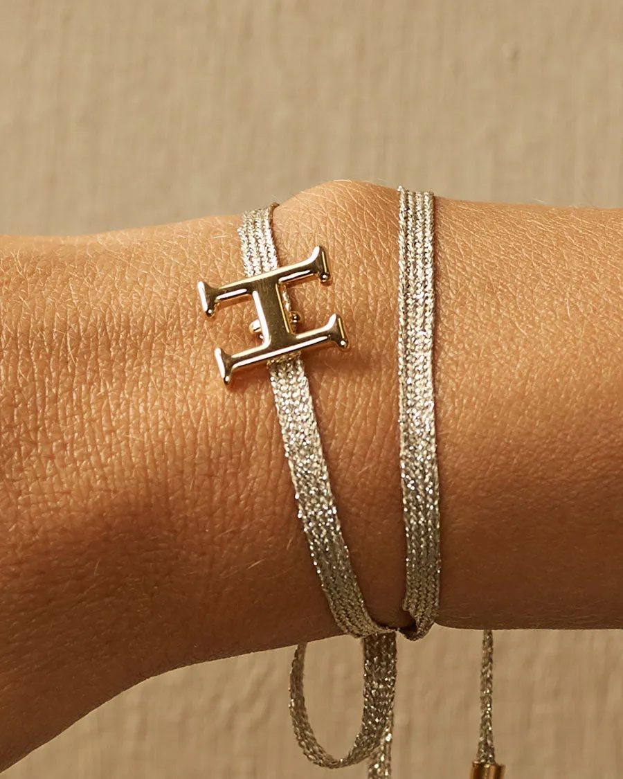 Charm Bracelet Letter H | The Gray Box sold by Apodemia product image thumbnail 4