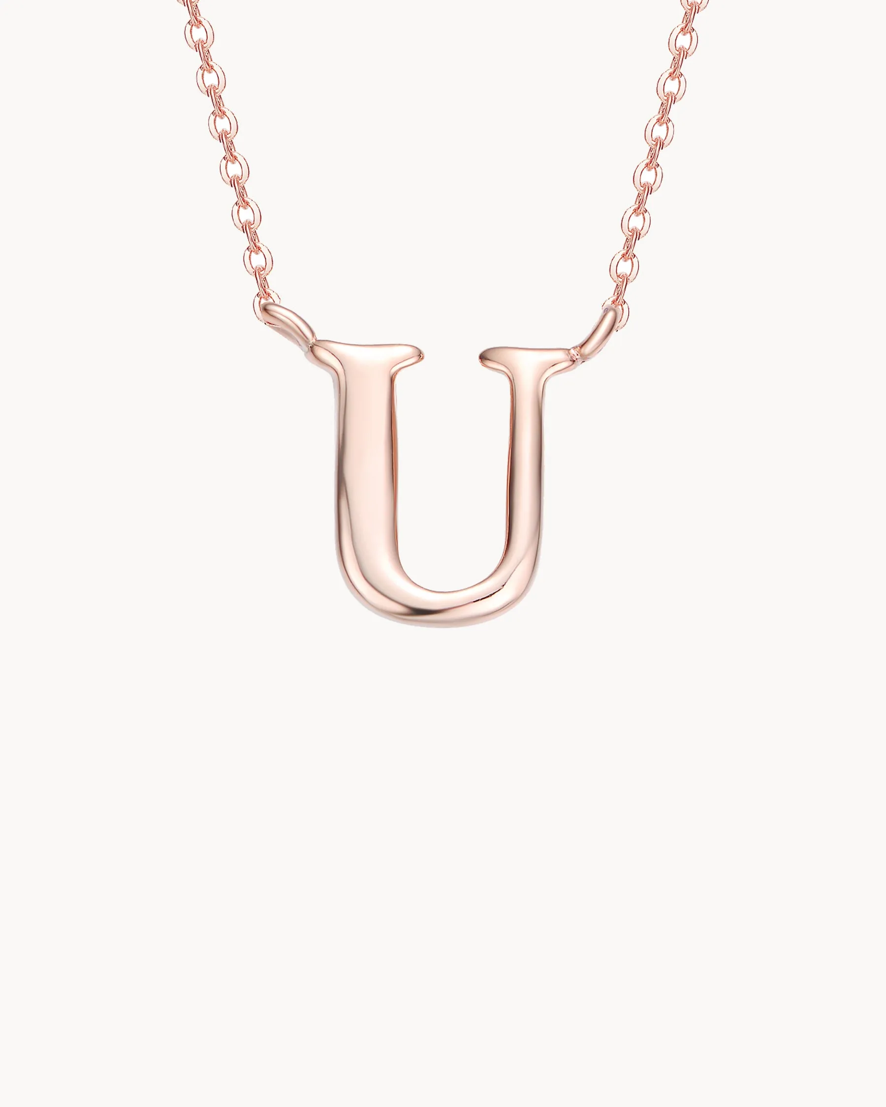 Necklace Letter U | The Gray Box sold by Apodemia