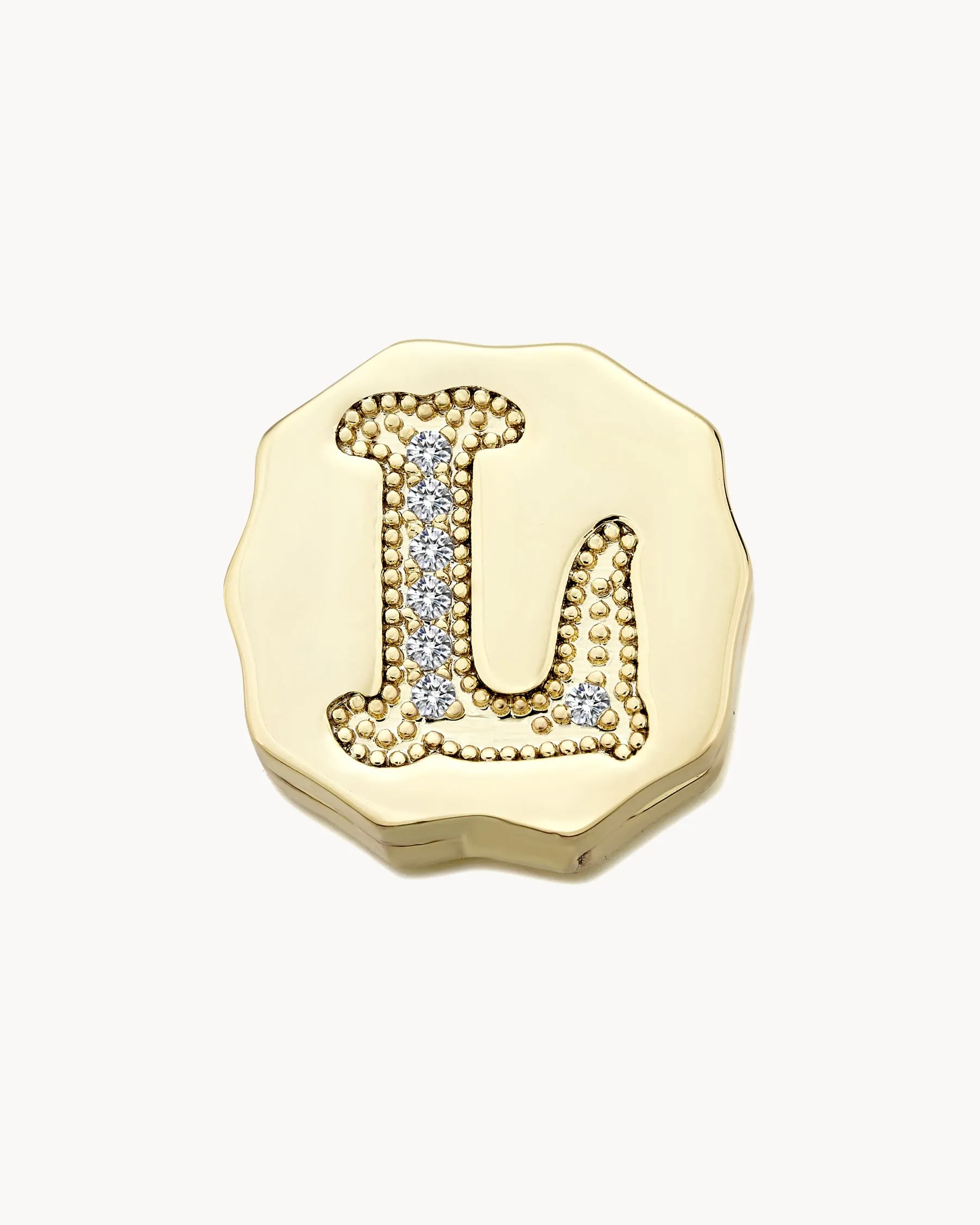 Charm Clip Bubble Vintage Letter L sold by Apodemia