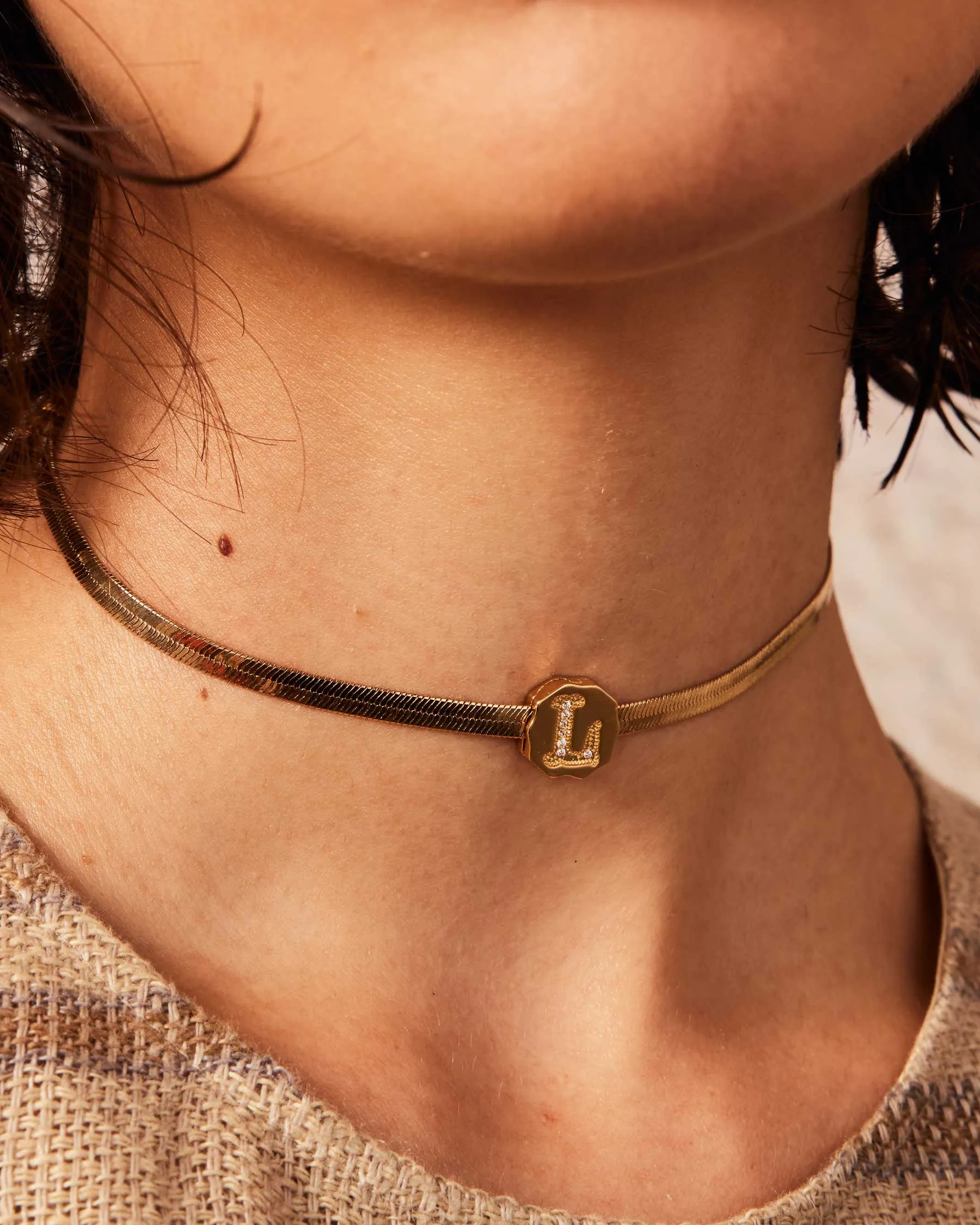 Charm Clip Bubble Vintage Letter L sold by Apodemia product image thumbnail 2