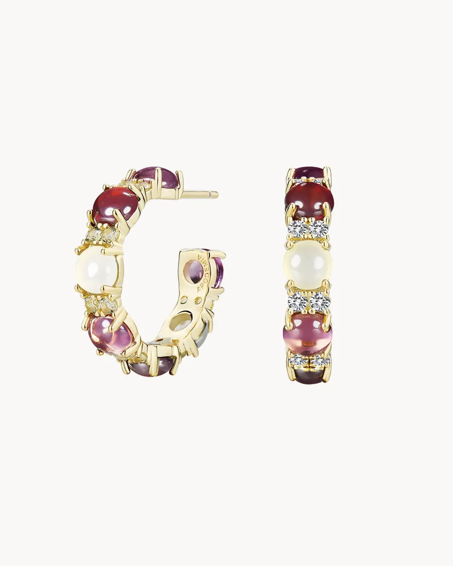 M Love Lofoten Island hoop earrings sold by Apodemia product image thumbnail 2