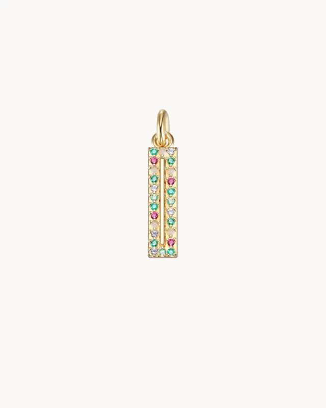 Charm Cosmos Letter I | The Gray Box sold by Apodemia