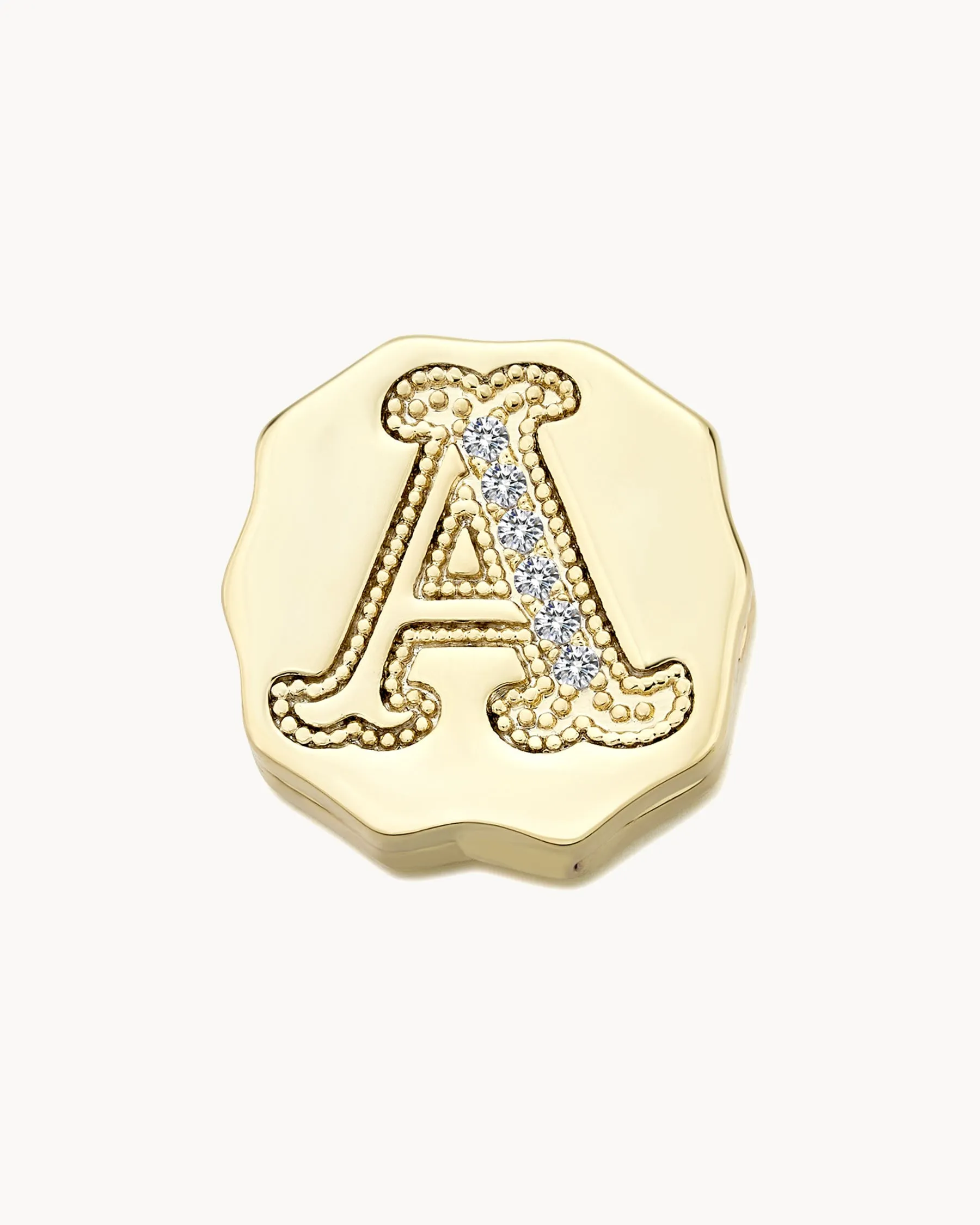 Charm Clip Bubble Vintage Letter A sold by Apodemia