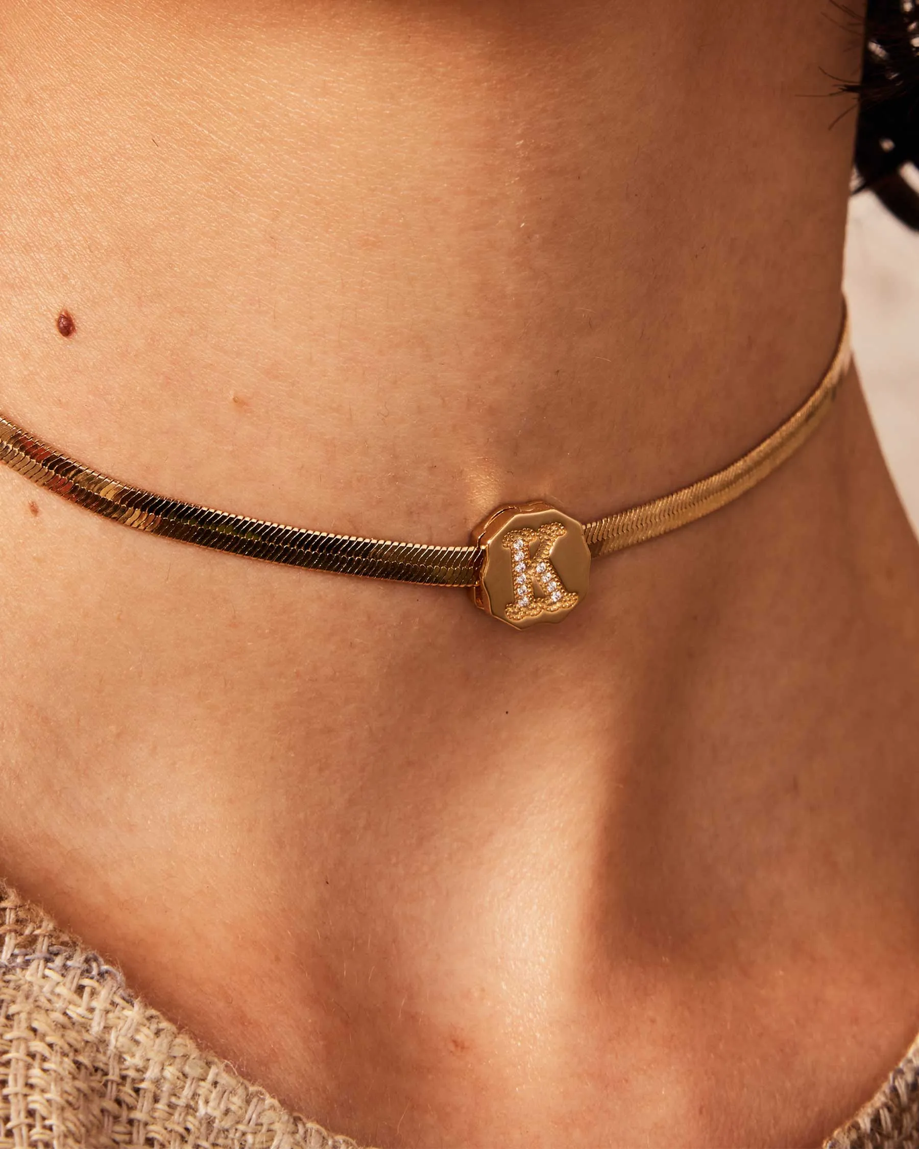 Charm Clip Bubble Vintage Letter K sold by Apodemia product image thumbnail 2