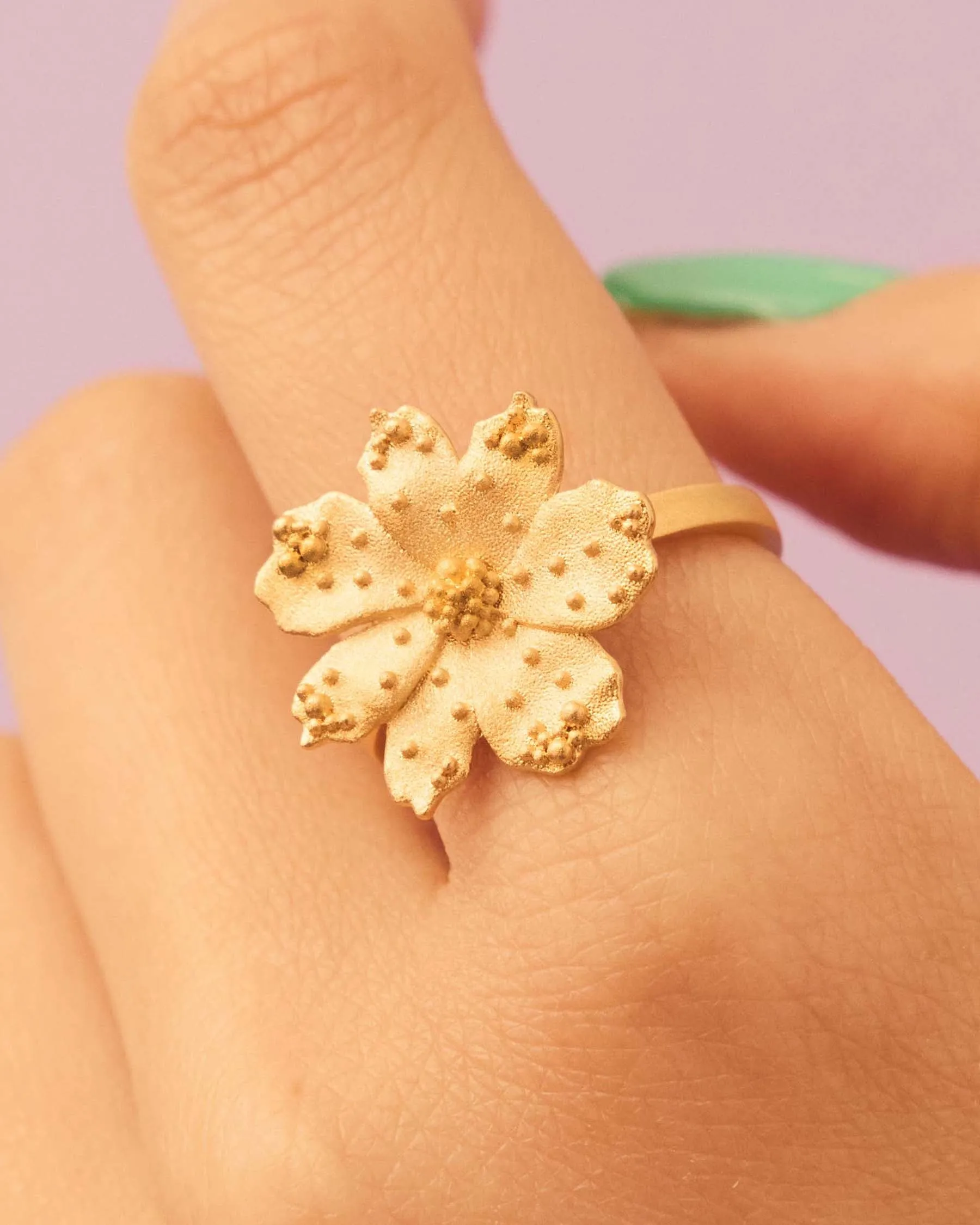 Bulky Zinnia Ring sold by Apodemia product image thumbnail 4