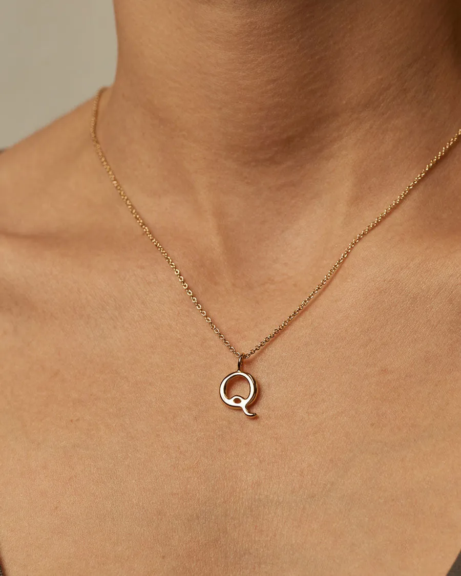 Charm Letter Q | The Gray Box sold by Apodemia product image thumbnail 2