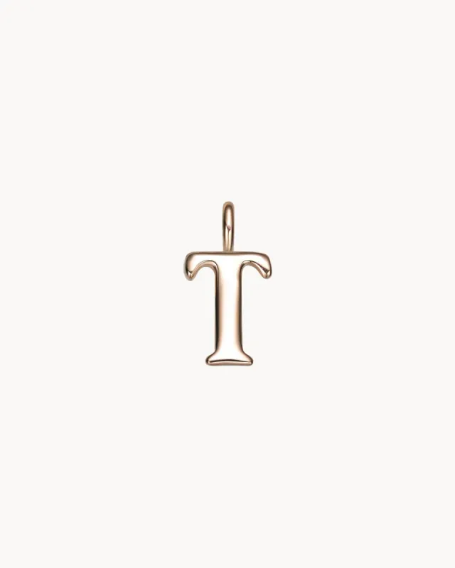 Charm letter T | The Gray Box sold by Apodemia