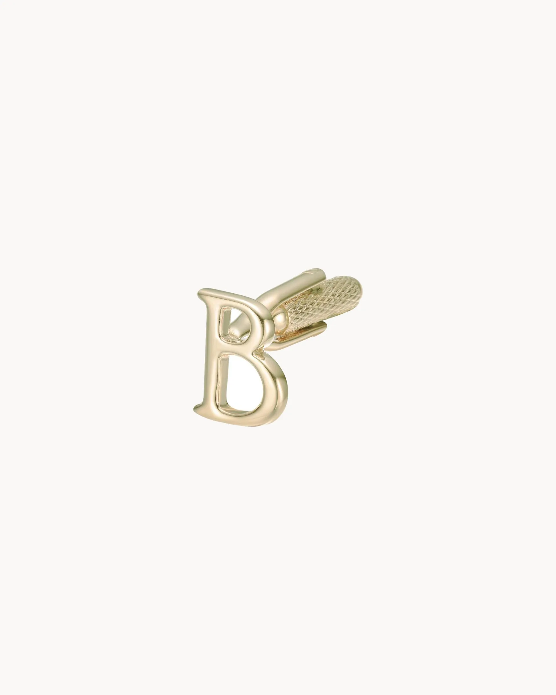 Cufflink Letter B | The Gray Box sold by Apodemia