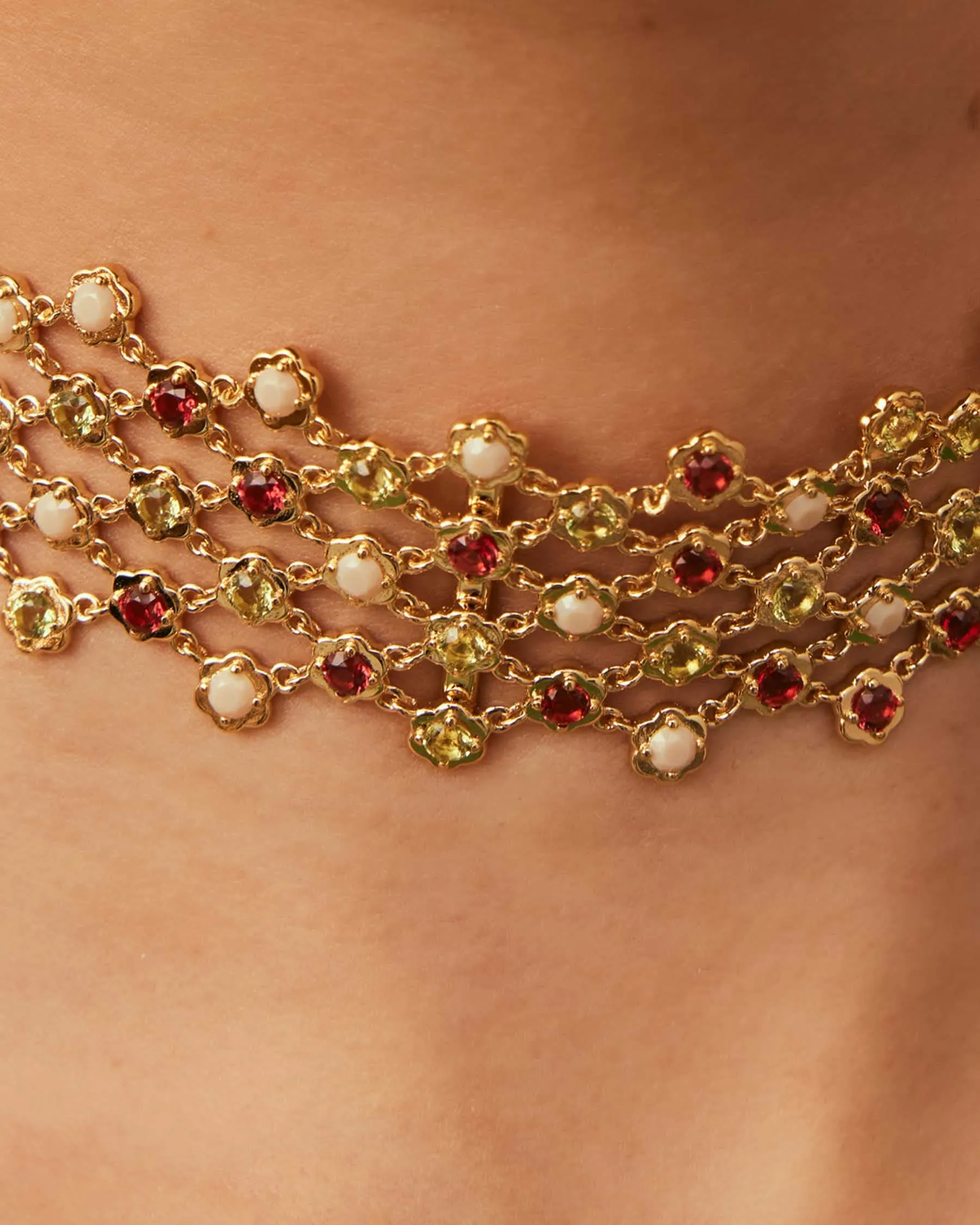 Vine Multicolor Necklace sold by Apodemia product image thumbnail 3