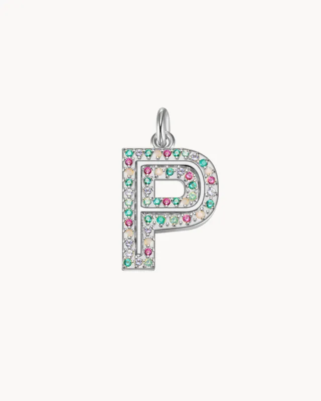 Charm Cosmos Letter P | The Gray Box sold by Apodemia