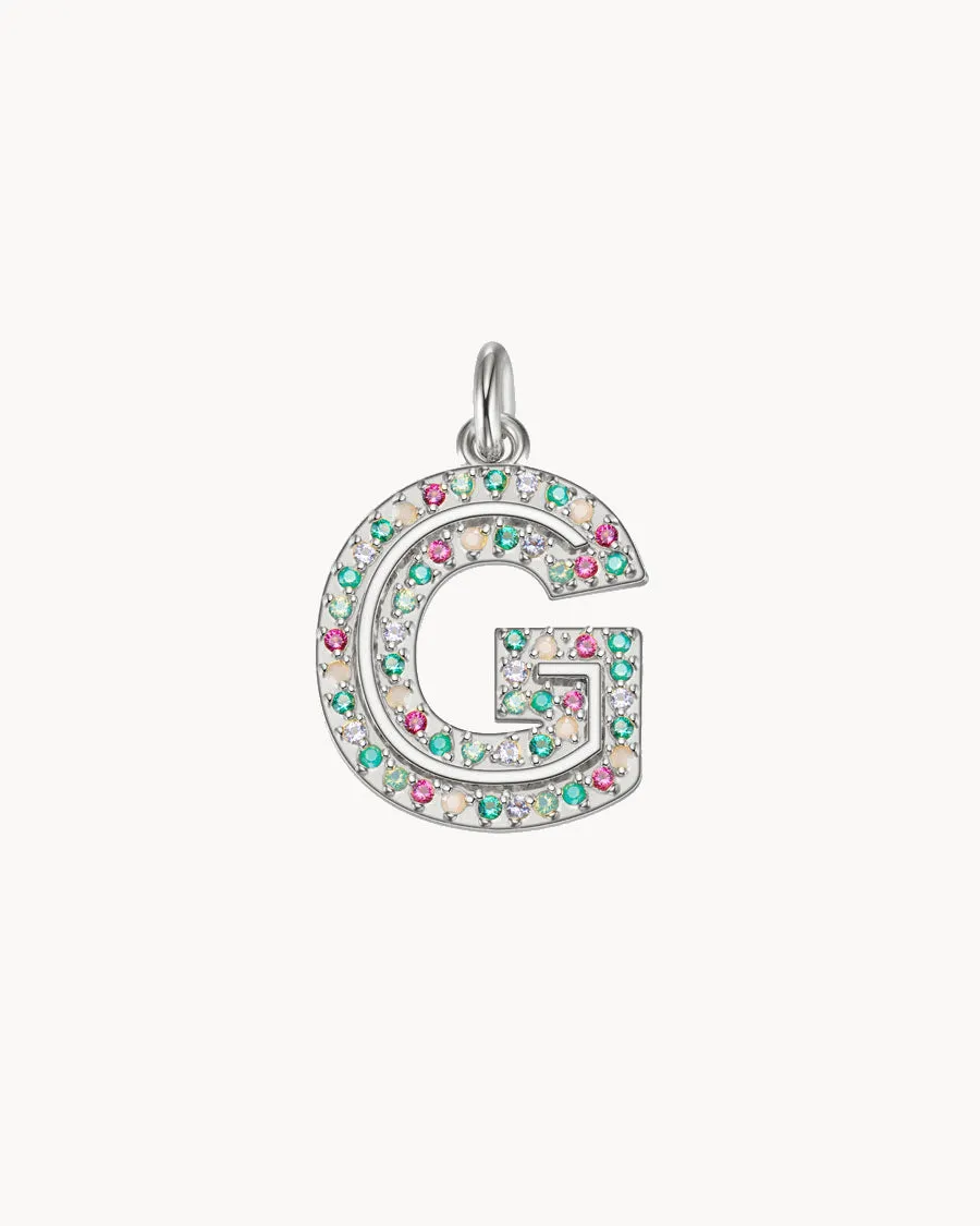 Charm Cosmos Letter G | The Gray Box sold by Apodemia