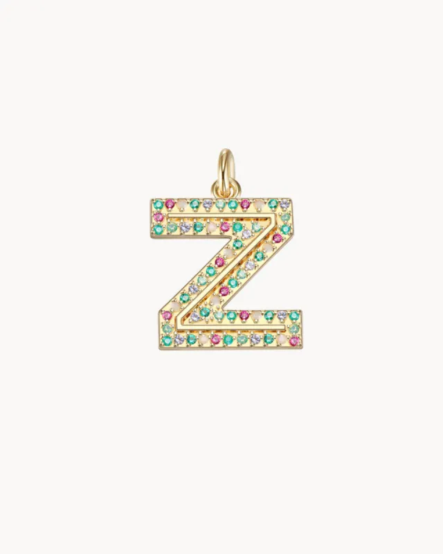Charm Cosmos Letter Z | The Gray Box sold by Apodemia