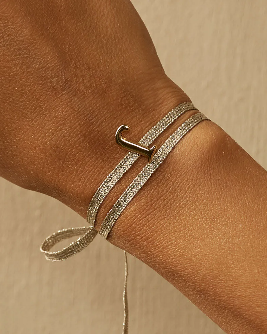 Charm Bracelet Letter J | The Gray Box sold by Apodemia product image thumbnail 3