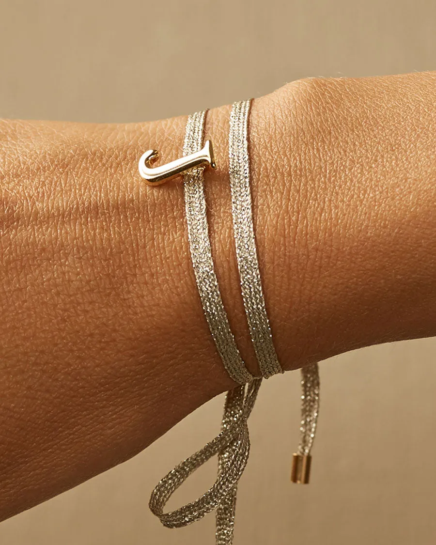Charm Bracelet Letter J | The Gray Box sold by Apodemia product image thumbnail 4