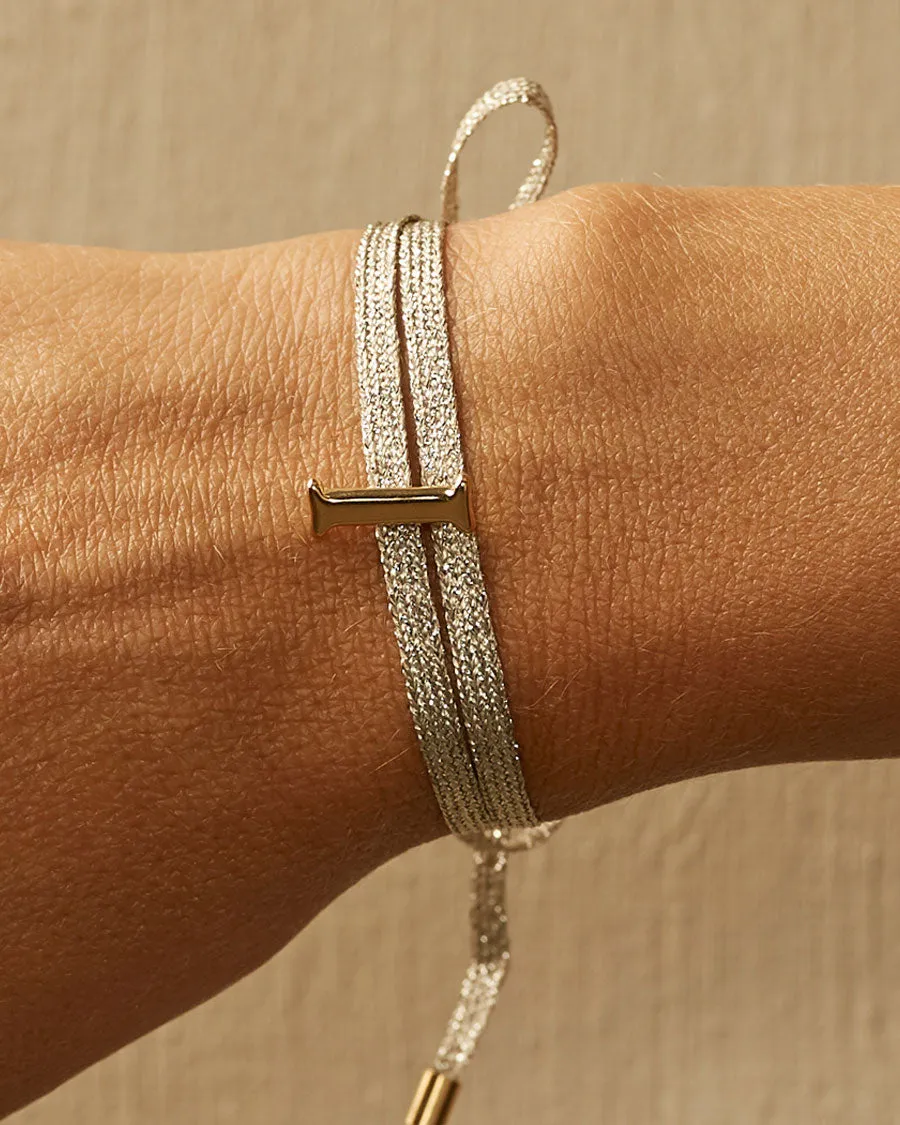 Charm Bracelet Letter I | The Gray Box sold by Apodemia product image thumbnail 4