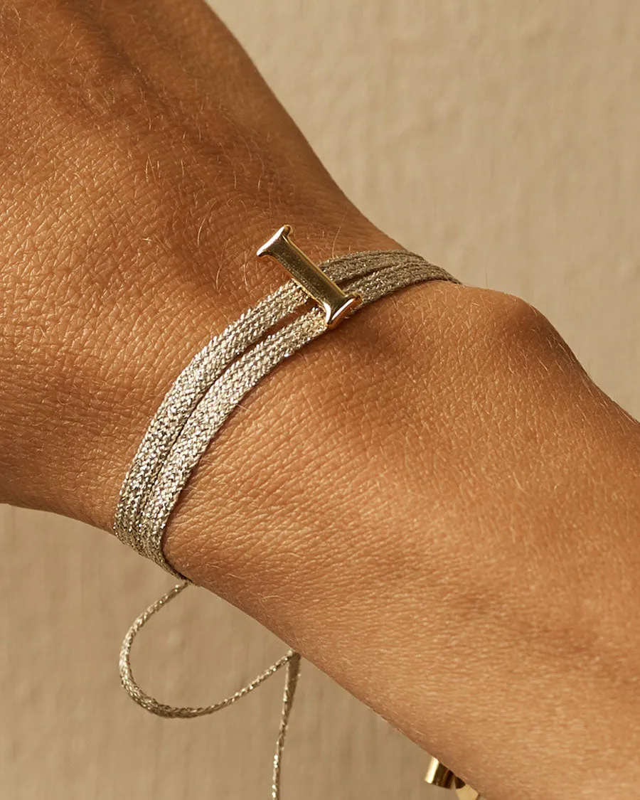 Charm Bracelet Letter I | The Gray Box sold by Apodemia product image thumbnail 3
