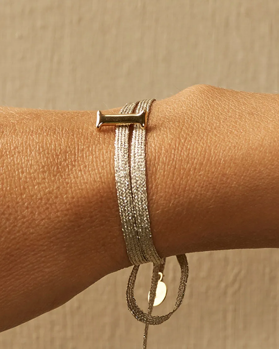 Charm Bracelet Letter I | The Gray Box sold by Apodemia product image thumbnail 2