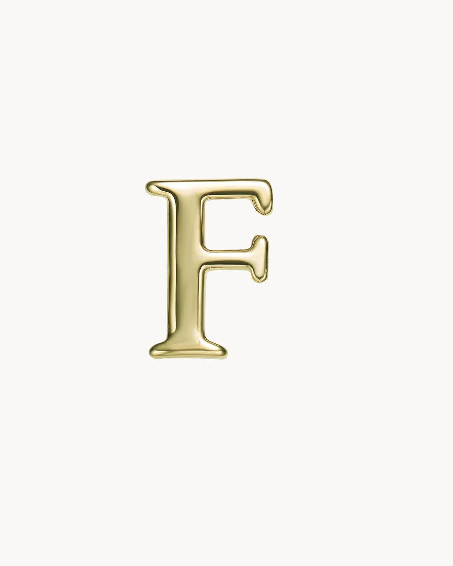Charm Bracelet Letter F | The Gray Box sold by Apodemia