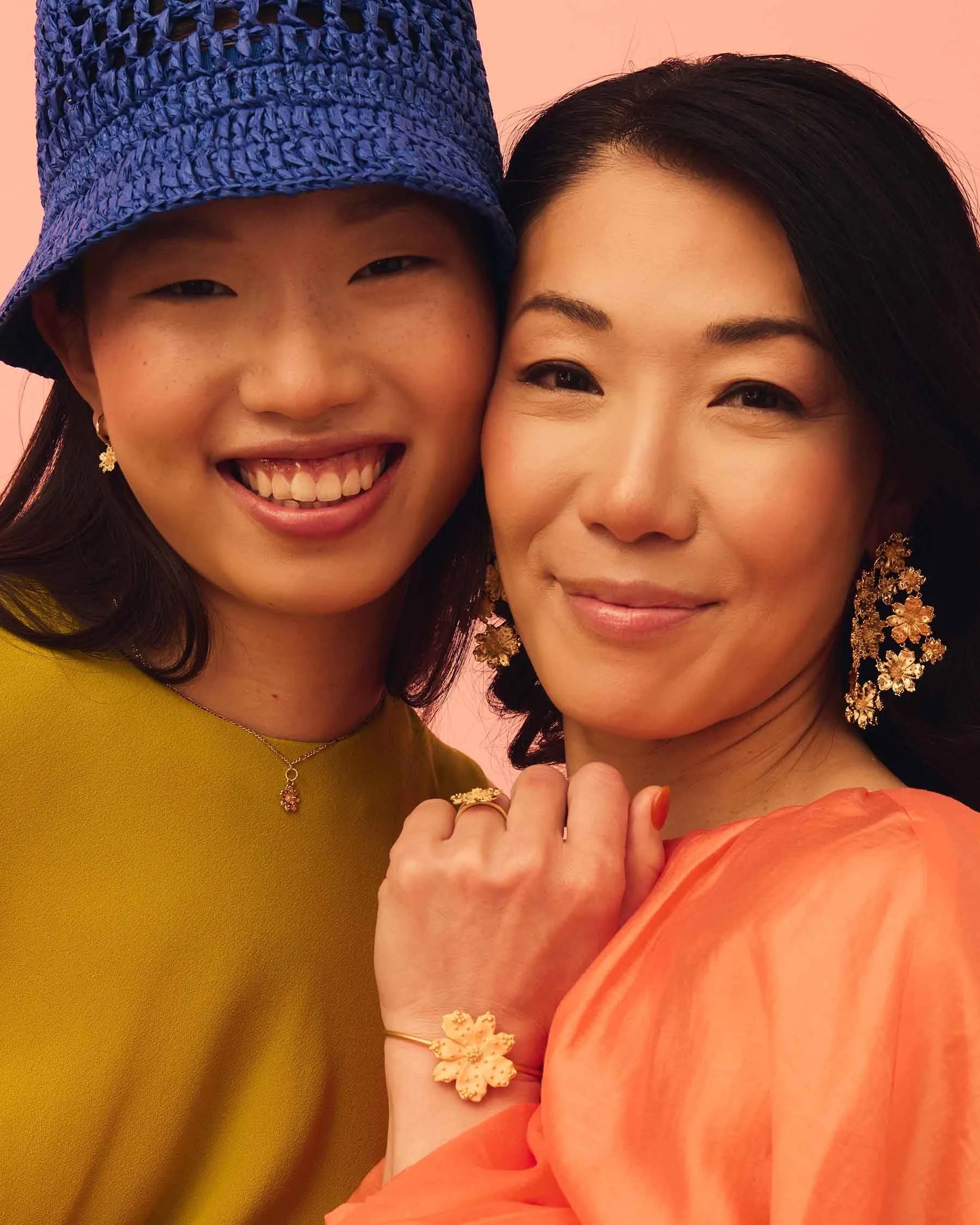 Large Zinnia Earrings sold by Apodemia product image thumbnail 3