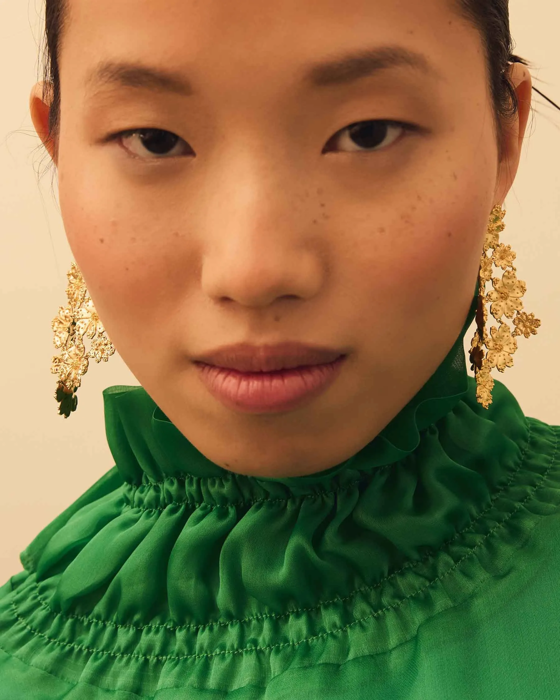 Large Zinnia Earrings sold by Apodemia product image thumbnail 5