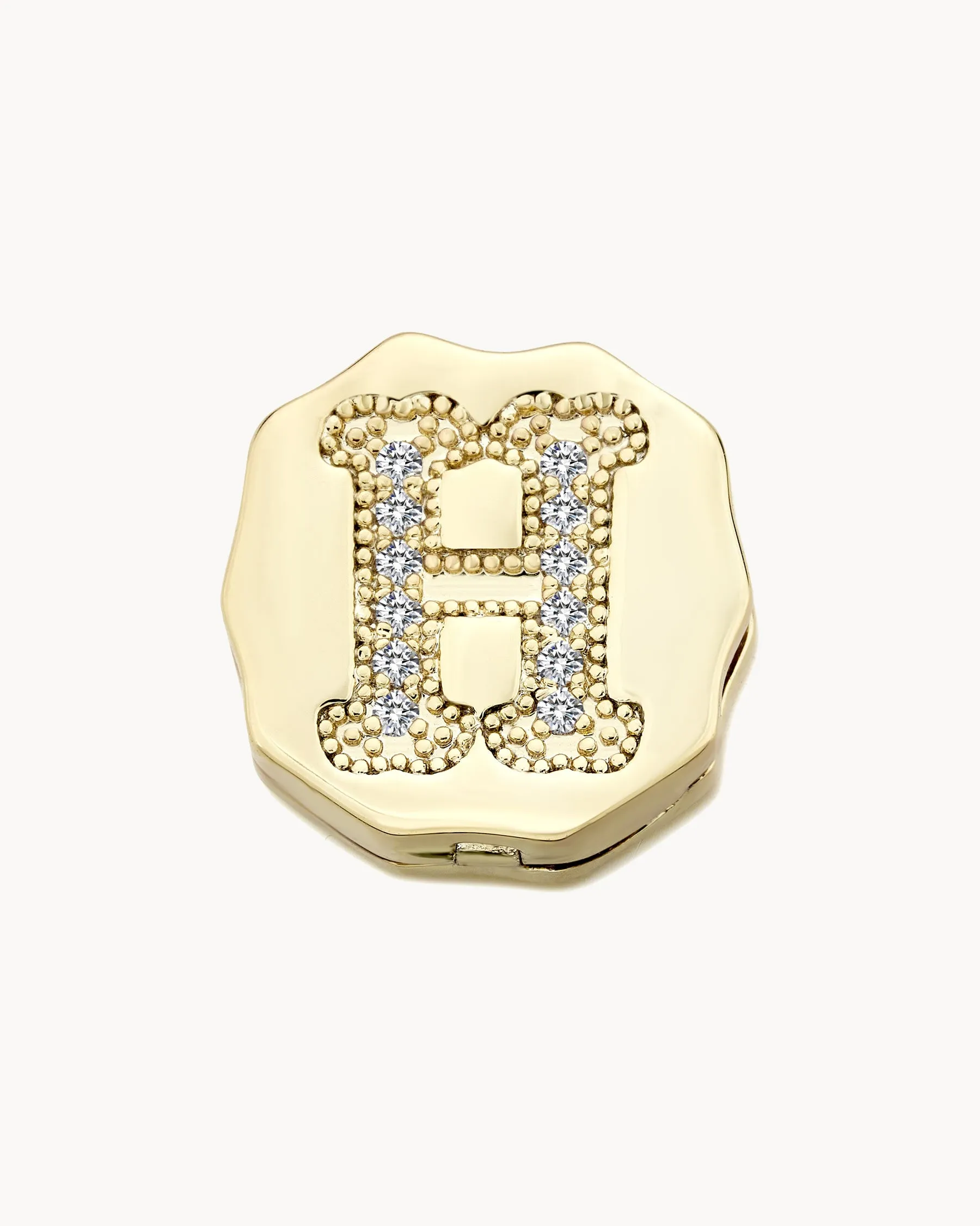 Charm Clip Bubble Vintage Letter H sold by Apodemia