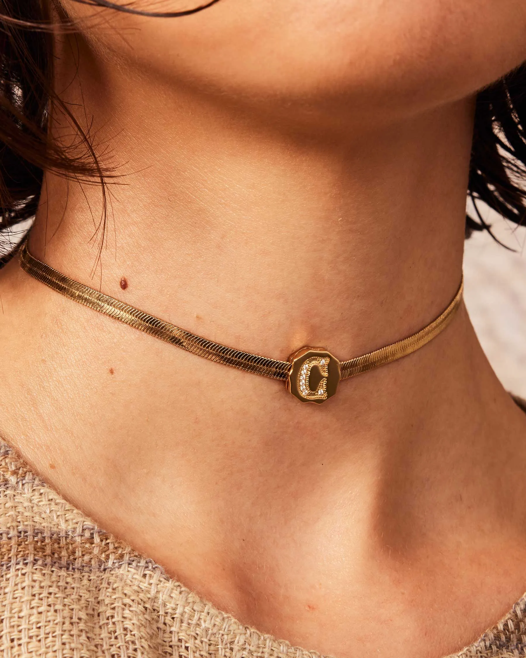 Charm Clip Bubble Vintage Letter C sold by Apodemia product image thumbnail 3