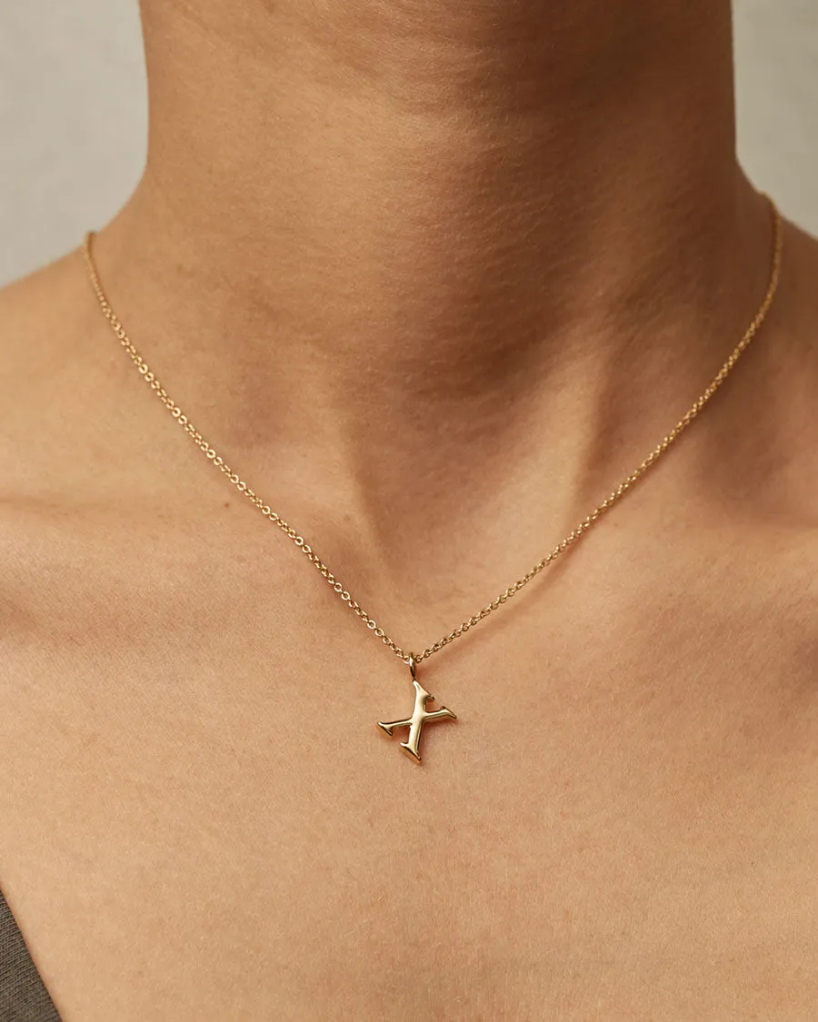 Charm Letter X | The Gray Box sold by Apodemia product image thumbnail 2