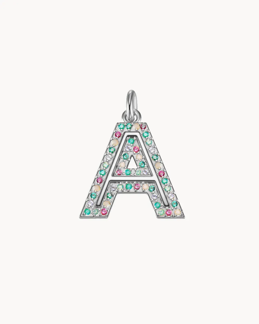 Charm Cosmos Letter A | The Gray Box sold by Apodemia