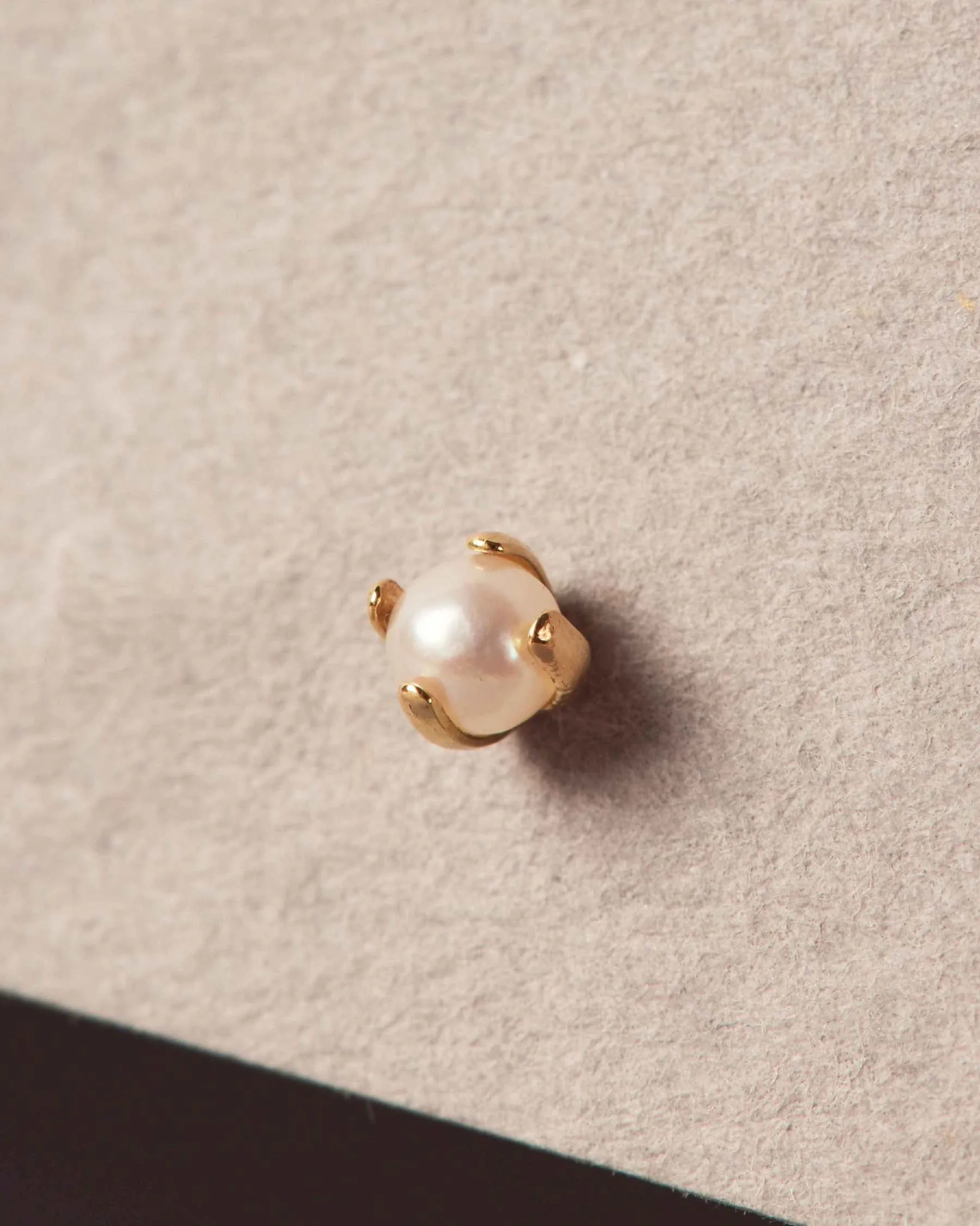Forever Mini Pearl 18KT Earrings sold by Apodemia