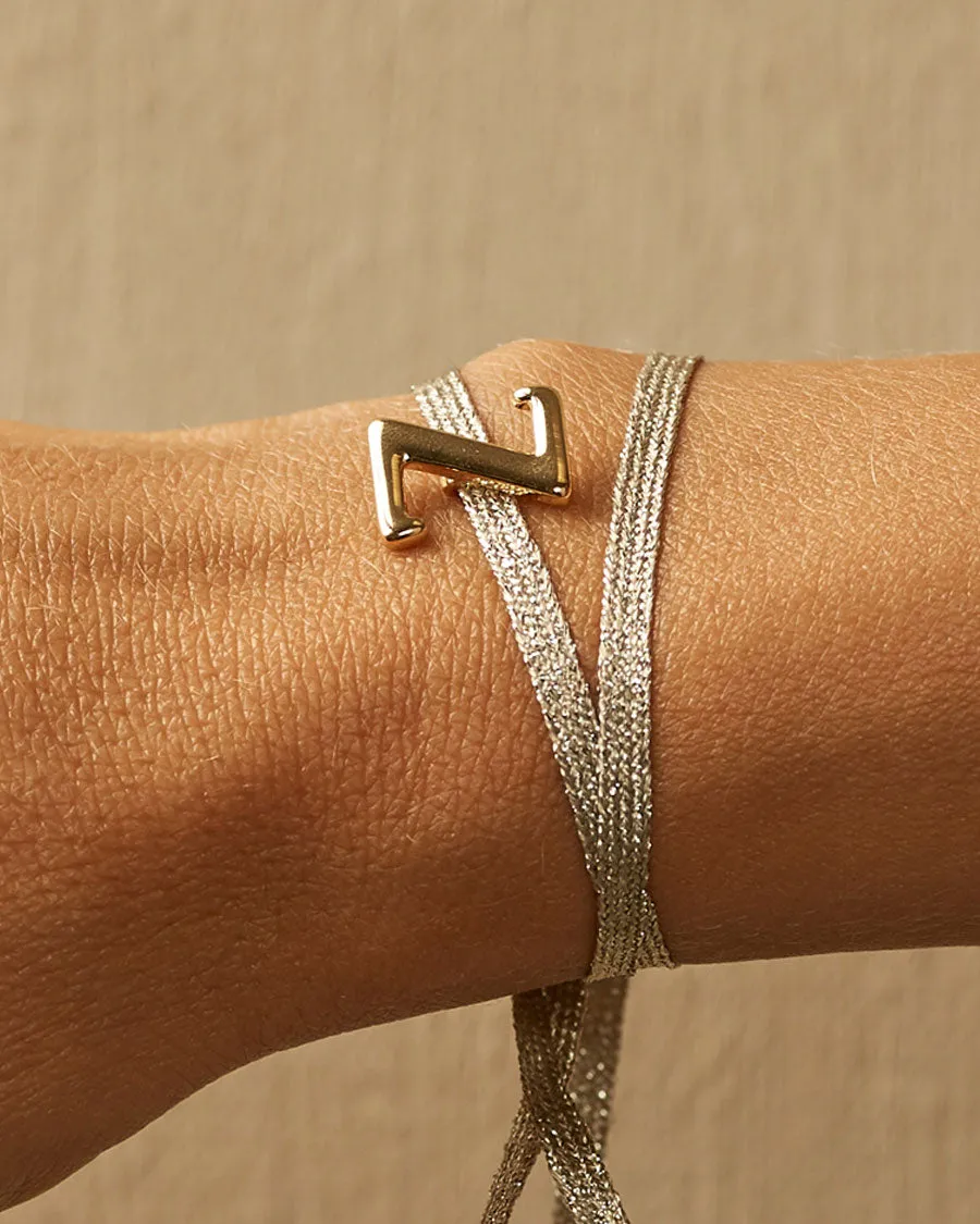 Charm Bracelet Letter Z | The Gray Box sold by Apodemia product image thumbnail 4