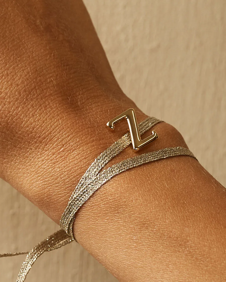 Charm Bracelet Letter Z | The Gray Box sold by Apodemia product image thumbnail 3