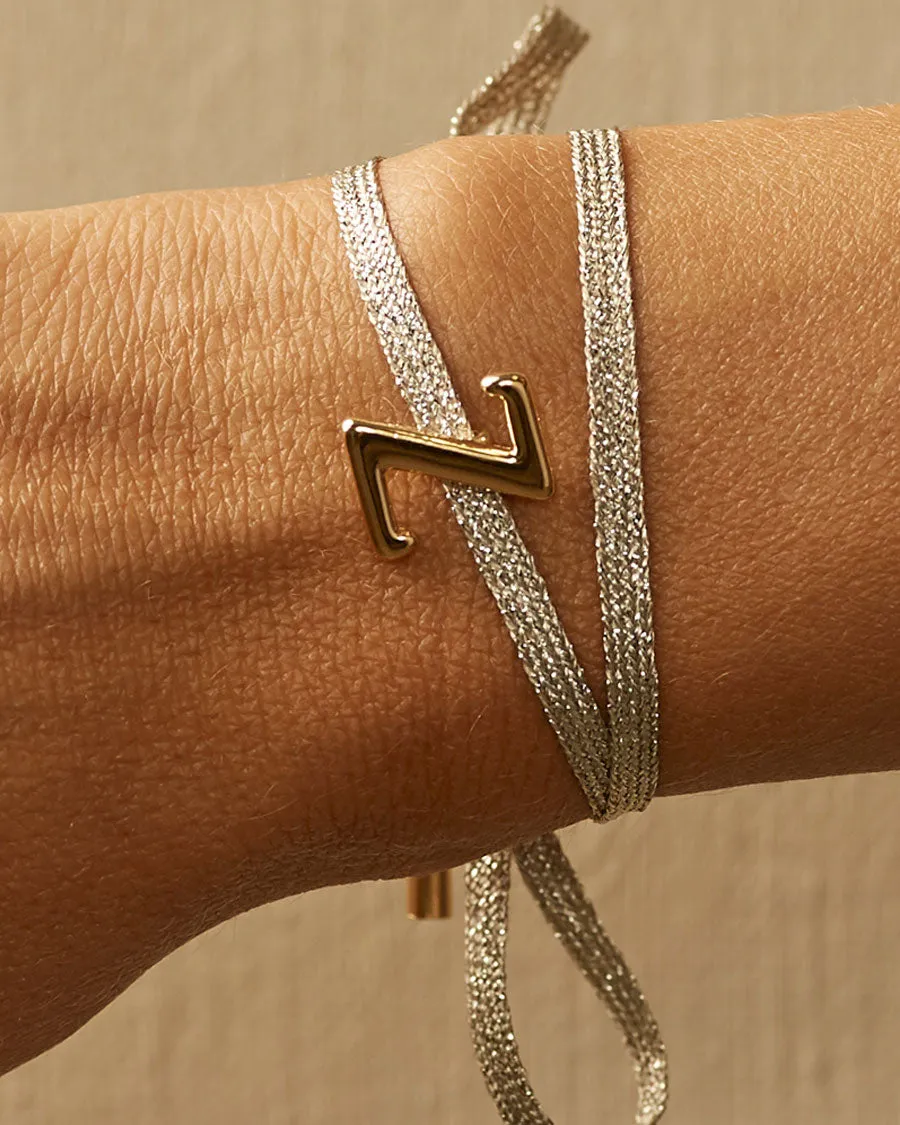 Charm Bracelet Letter Z | The Gray Box sold by Apodemia product image thumbnail 2