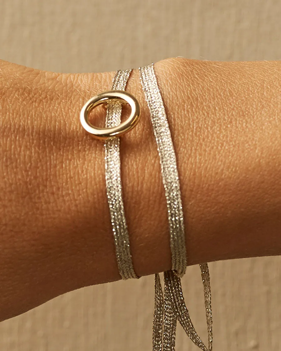 Charm Bracelet Letter O | The Gray Box sold by Apodemia product image thumbnail 4