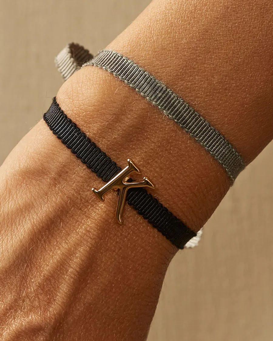 Charm Bracelet Letter K | The Gray Box sold by Apodemia product image thumbnail 2