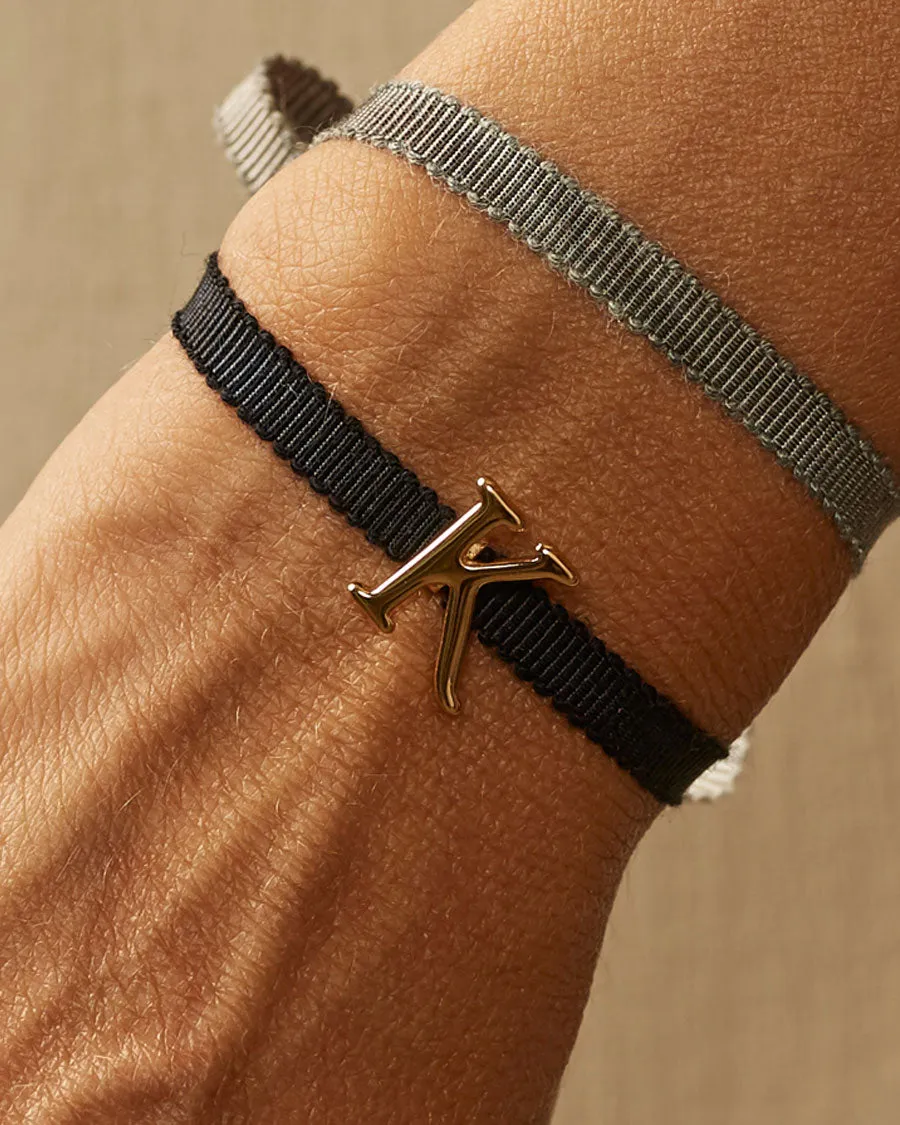 Charm Bracelet Letter K | The Gray Box sold by Apodemia product image thumbnail 4
