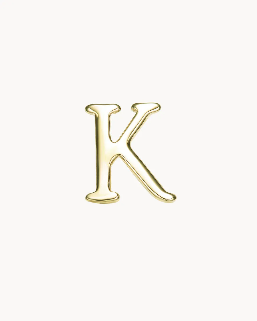 Charm Bracelet Letter K | The Gray Box sold by Apodemia